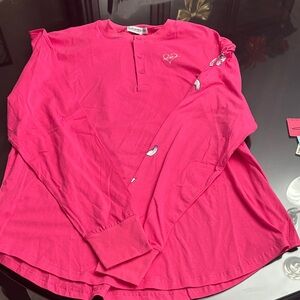 Colleen Hoover Lot! Pink Long Sleeve Henley Shirt, signed bookplate and more !